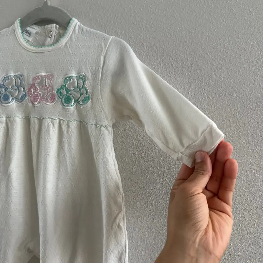 Vintage Carter's Baby Playsuit one Piece Pajama